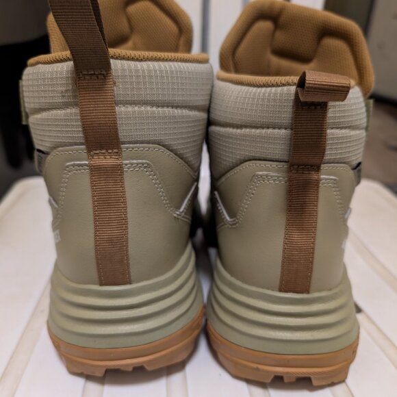 Adidas Terrex Unity Leather Mid RAIN.RDY Hiking Shoes Sneakers Tan - Size 9 - Picture 4 of 7